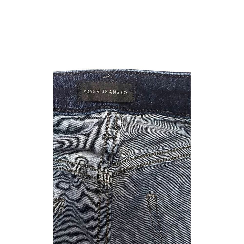 Silver Mazy skinny men's jeans size 34 x 29 dark wash - Picture 3 of 6